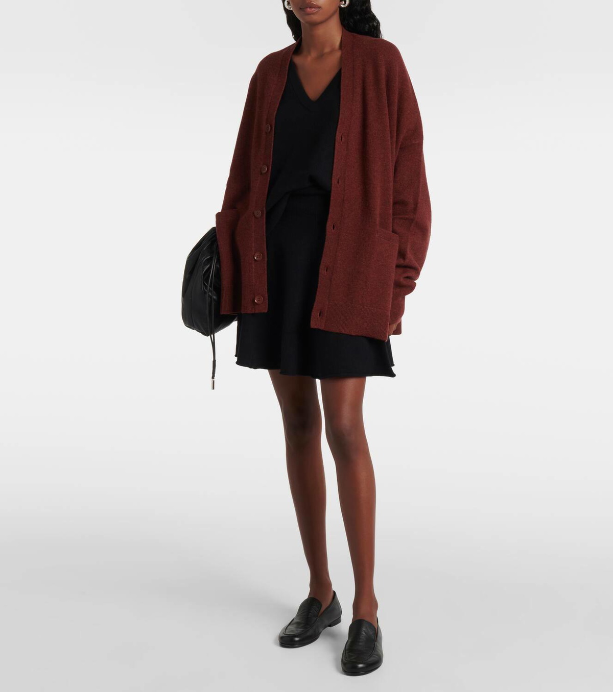 ミニスカート extreme cashmere FW25 GIRL MINI SKIRT (GIRL FELT) extreme cashmere short cashmere circle skirt – 379 girl