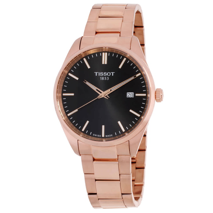 Photo: Tissot PR 100 Quartz Black Dial Mens Watch T1504103305100