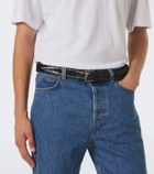 The Row Fisherman woven leather belt