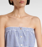 Melissa Odabash Venus cotton-blend terry romper