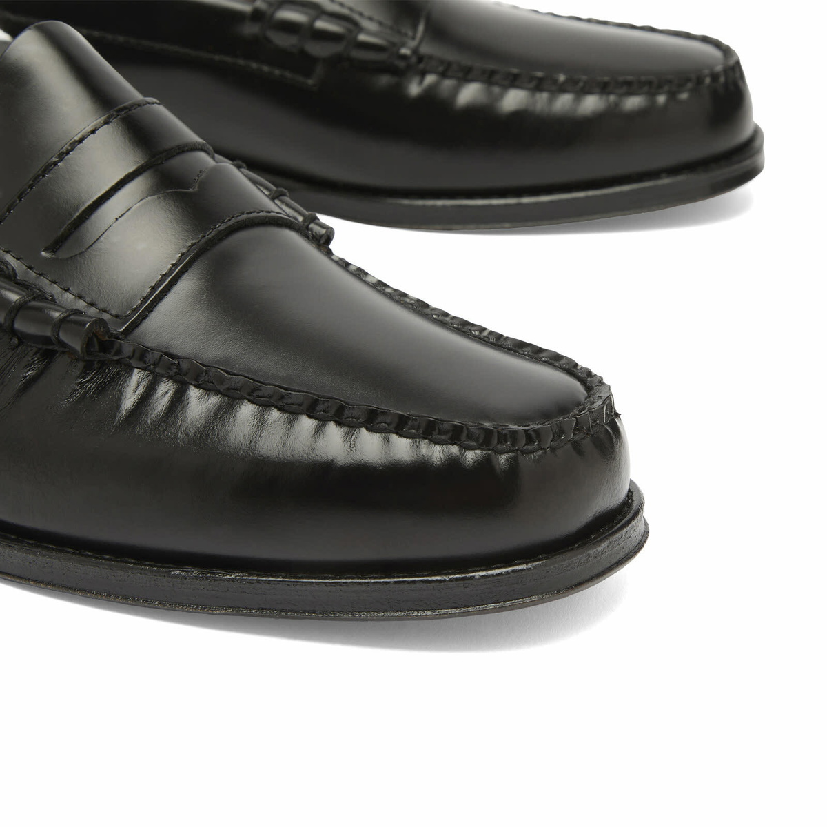 Bass Weejuns Men's Larson Slingback Loafer in Black Leather