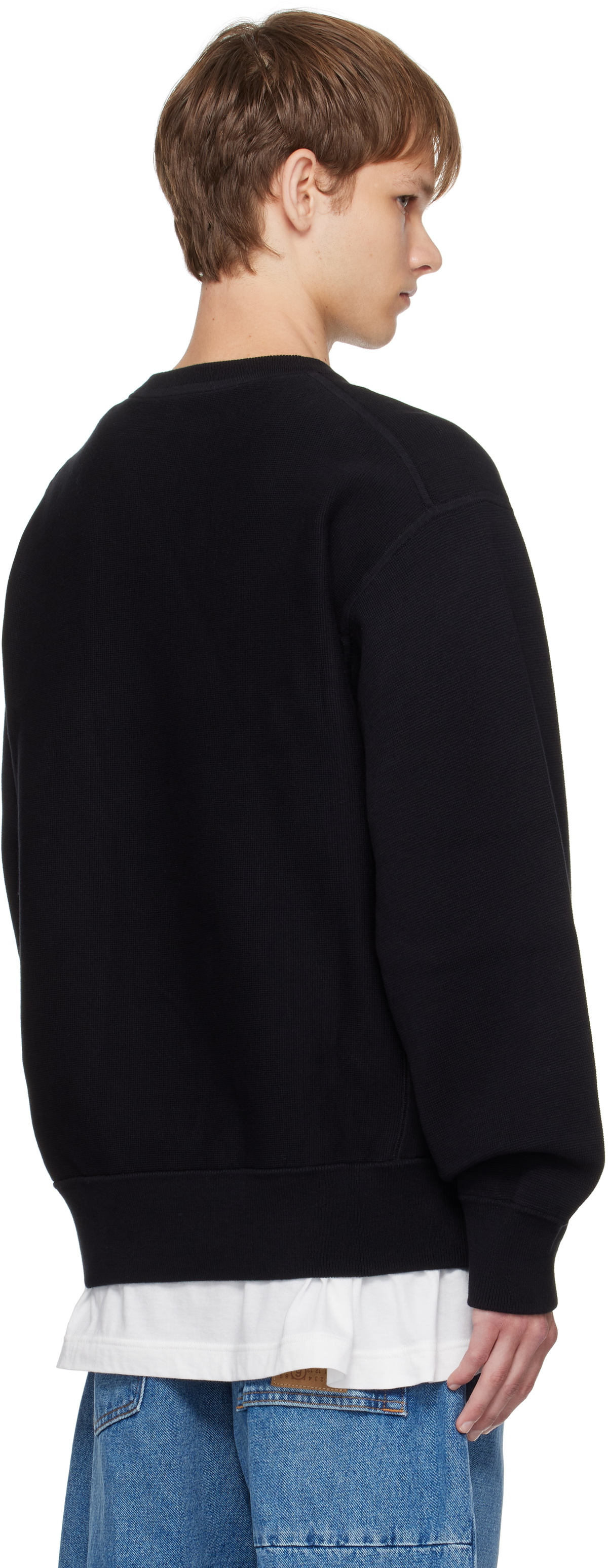 Calvin Klein Black Milano Knit Sweater