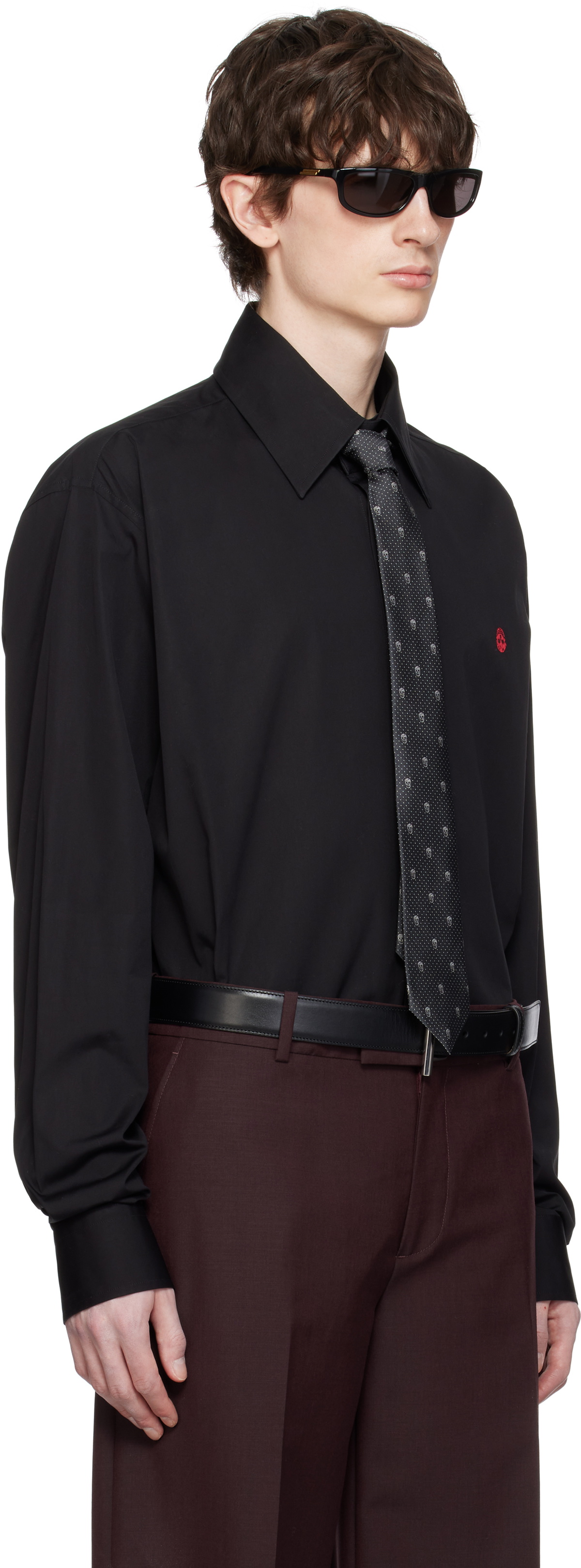 McQueen Black Skull Shirt