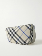 Burberry - Checked Jacquard Messenger Bag