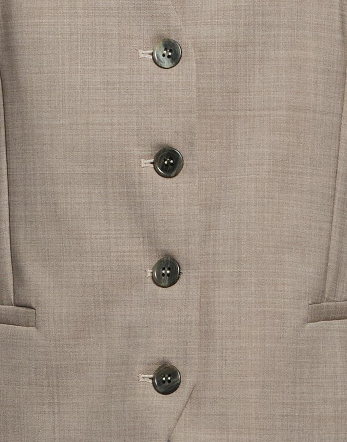 P. a.r. o.s. h. Womens Tailored Vest Taupe