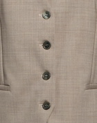 P. a.r. o.s. h. Womens Tailored Vest Taupe