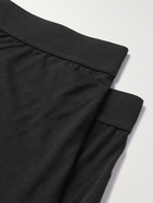 TOM FORD - Two-Pack Stretch Cotton and Modal-Blend Boxer Briefs - Black