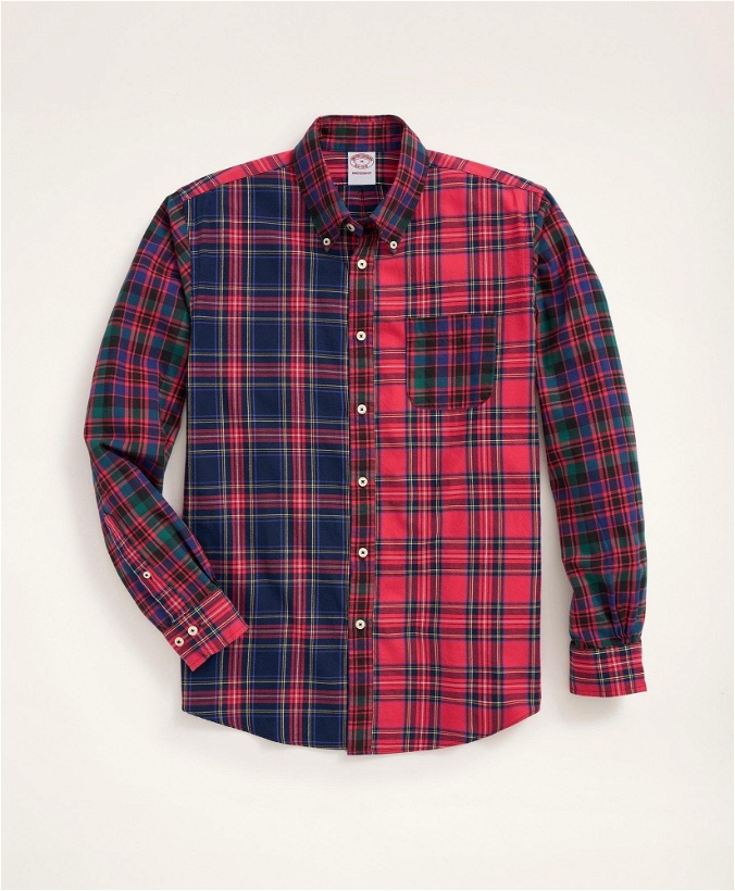 Photo: Brooks Brothers Men's Madison Relaxed-Fit Flannel Tartan Fun Shirt