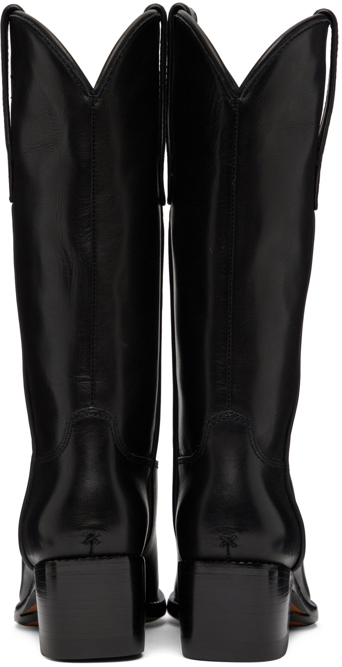 rag bone Black RB Cowboy Boots Rag and Bone