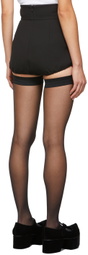 SHUSHU/TONG SSENSE Exclusive Black Mini Shorts