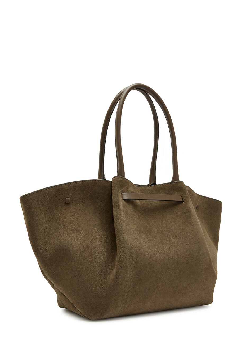 Demellier The New York Grained Leather Tote bag - Dark Brown - One Size