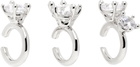 Panconesi Silver Constellation Ear Cuff Set