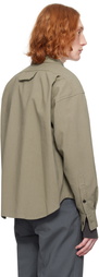 OUAT Taupe Office Shirt