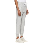 Baja East Grey Logo Moto Lounge Pants