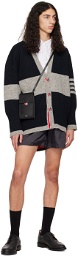 Thom Browne Gray Rugby Shorts