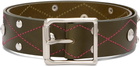 Chopova Lowena Green Studded Trouser Belt