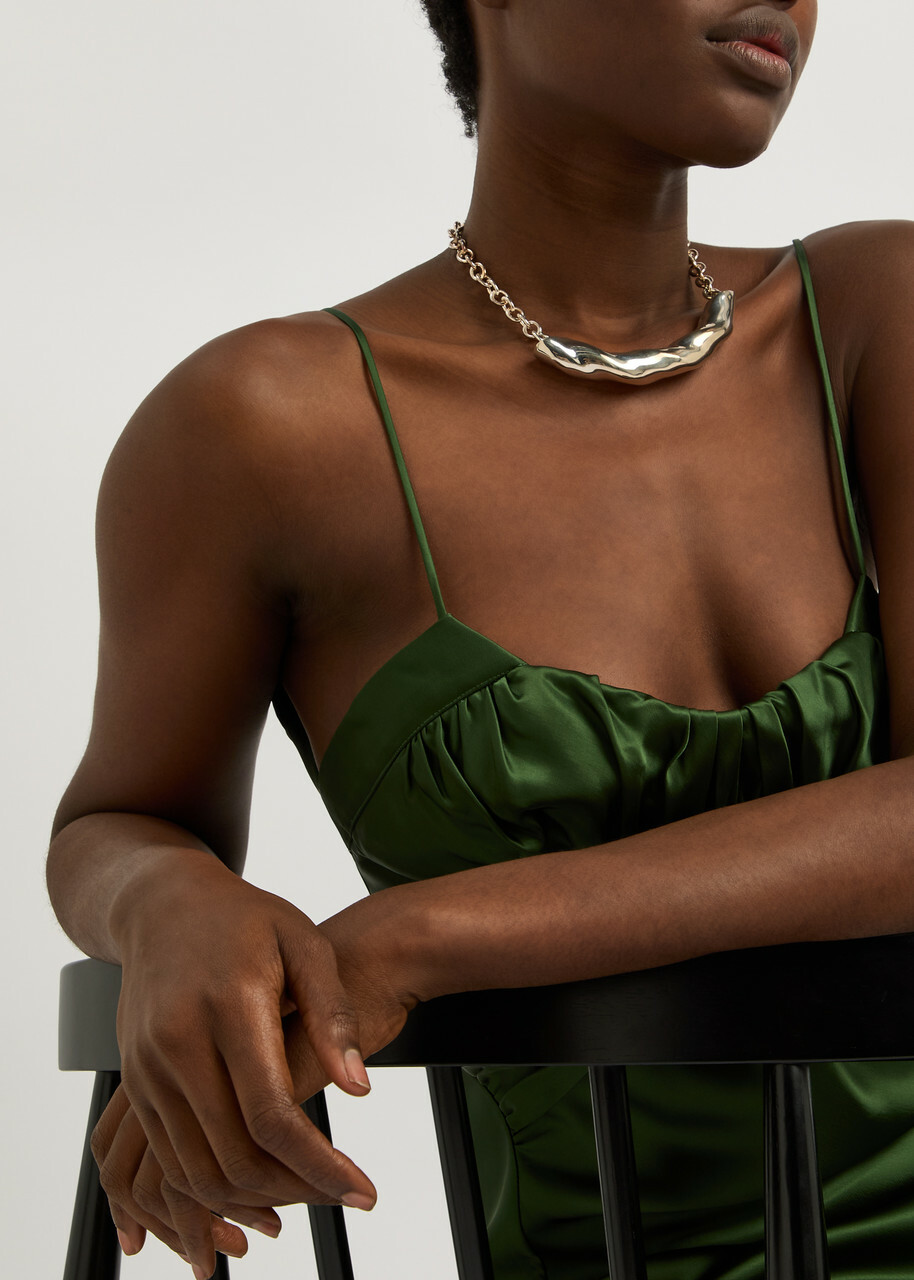 Agmes Astrid Sterling Silver Choker - One Size