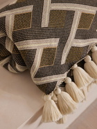 Soho Home Geometric Intarsia Blanket