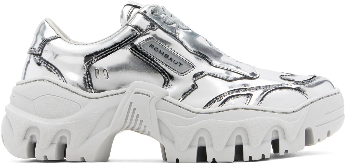 Rombaut SSENSE Exclusive Silver Lava Boccaccio II Sneakers