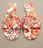 Dolce&Gabbana Majolica DG rubber slides