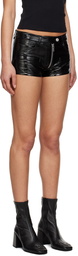Courrèges Black Heritage Pocket Shorts