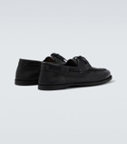 John Lobb Foil leather boat shoes