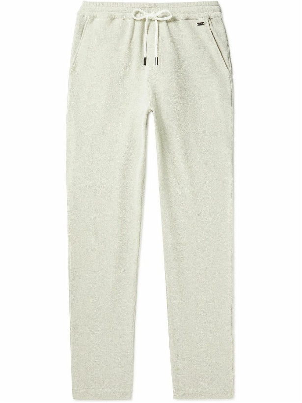 Photo: Hanro - Tapered Cotton-Blend Jersey Sweatpants - Gray