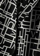 Diane Von Furstenberg Brooklyn Printed Jersey Trousers Black And White