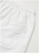 Jacquemus - Mid-Length Logo-Print Recycled Swim Shorts - White
