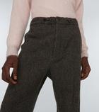 Auralee - Drawstring wool pants