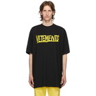 VETEMENTS Black World Tour T-Shirt