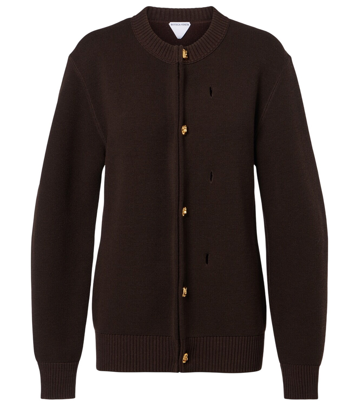 Bottega Veneta - Ribbed-knit cotton polo top Bottega Veneta