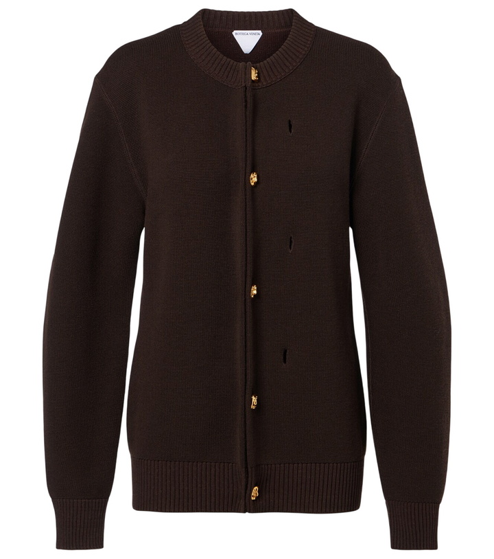 Photo: Bottega Veneta Wool and cotton cardigan