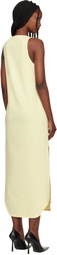 WARDROBE.NYC Yellow Matte Tank Maxi Dress