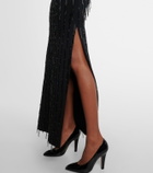 Galvan Embellished maxi dress