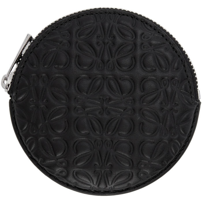 Photo: Loewe Black Anagram Cookie Coin Pouch 