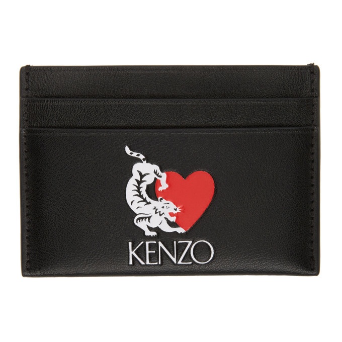 Photo: Kenzo Black Limited Edition Valentines Day Lucky Tiger Cardholder
