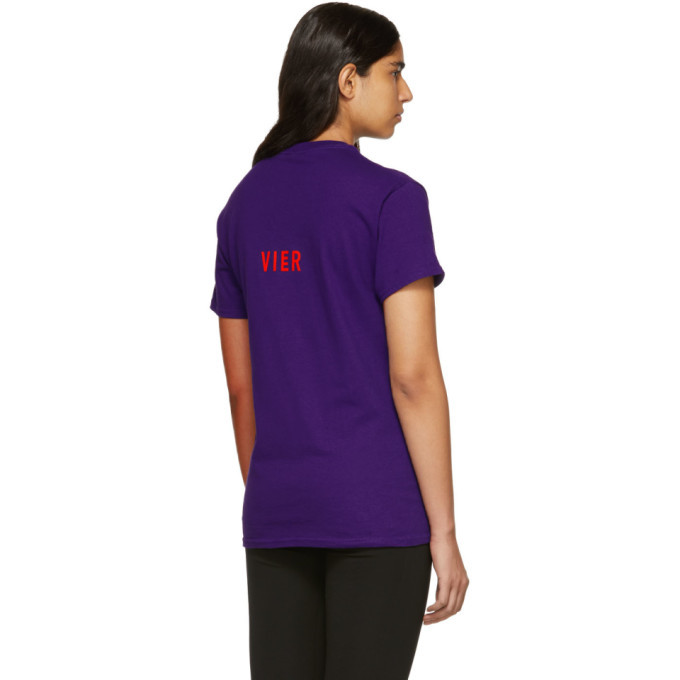 Vier Purple Box Logo T-Shirt