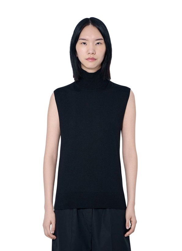 Photo: Toteme Sleeveless Fine Turtleneck