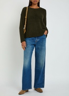 Eileen Fisher Pintuck Bouclé Jumper Brown