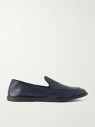 George Cleverley - Cornwall Full-Grain Deerskin Loafers - Blue