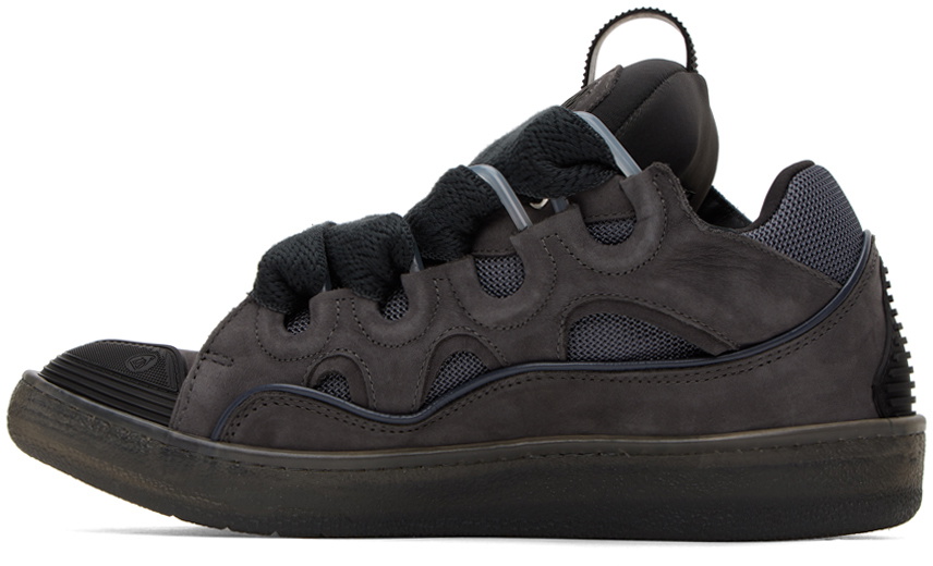 Lanvin Gray Curb Sneakers Lanvin