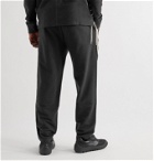 Craig Green - Tapered Lace-Detailed Loopback Cotton-Blend Jersey Sweatpants - Black