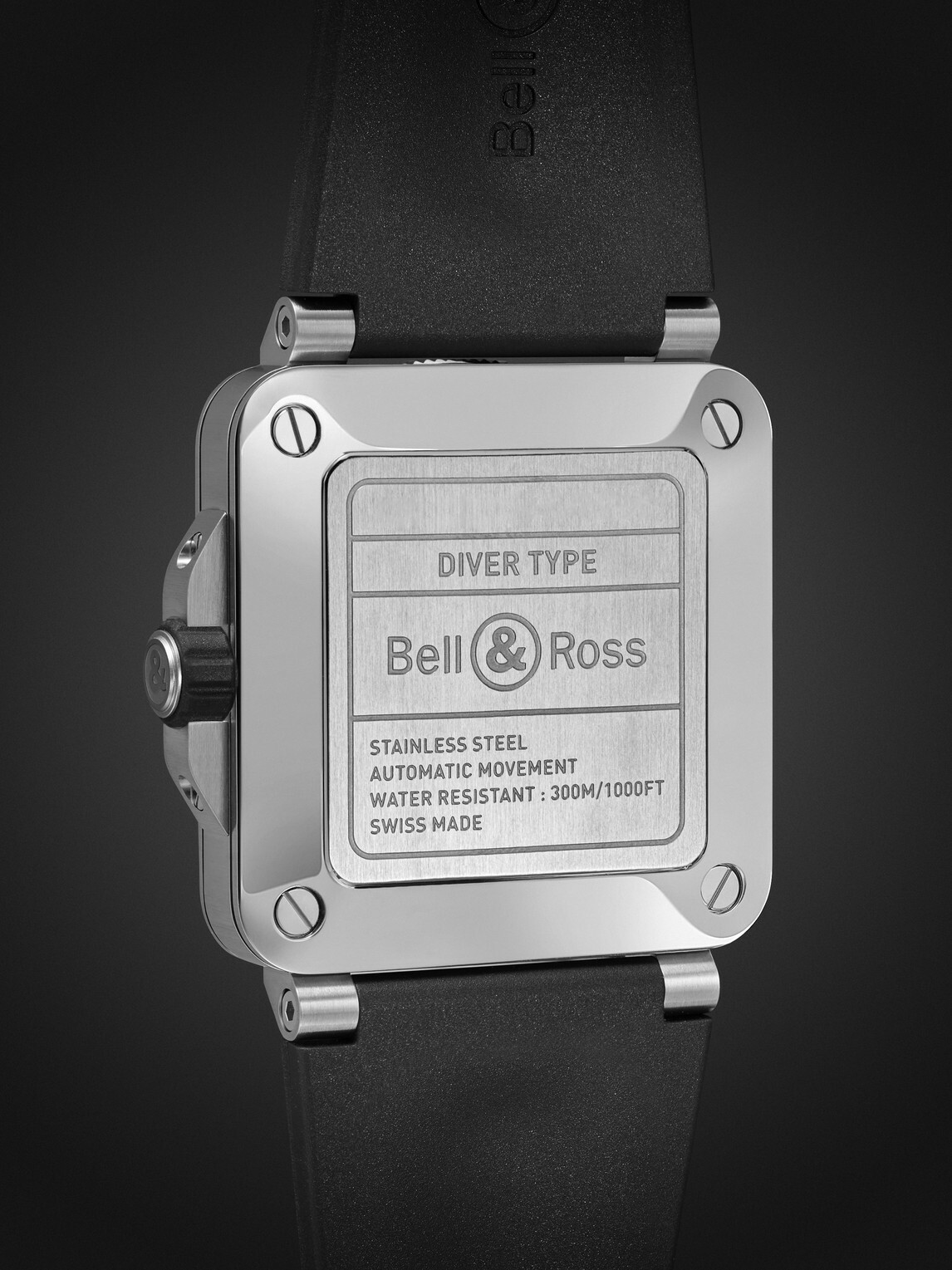 Bell & Ross - BR-03 Diver Automatic Stainless Steel Watch, Ref. BR03A-D-BL-ST/SRB