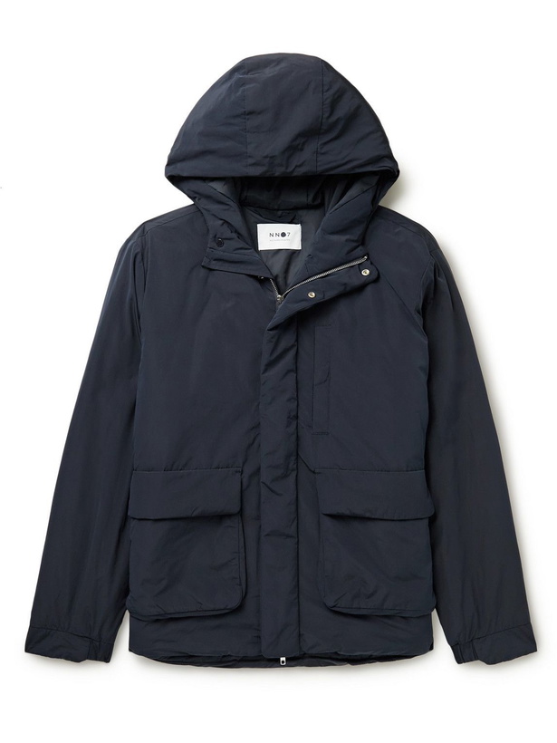 Photo: NN07 - Shell Hooded Jacket - Blue