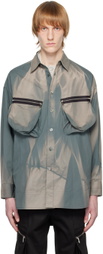 JiyongKim Green Sun-Bleached Shirt