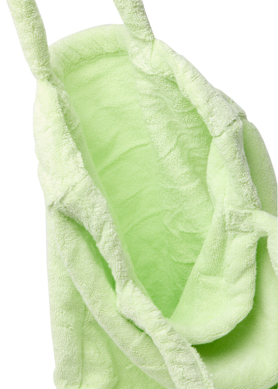 Bongusta Naram Striped Terry Tote - Light Green - One Size