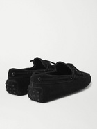 Tod's - Gommino Suede Driving Shoes - Black