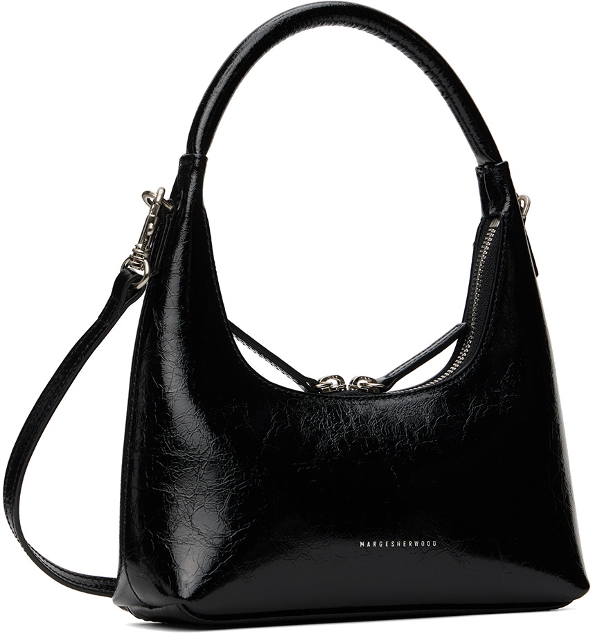 Marge Sherwood Black Mini Zip Shoulder Bag Marge Sherwood