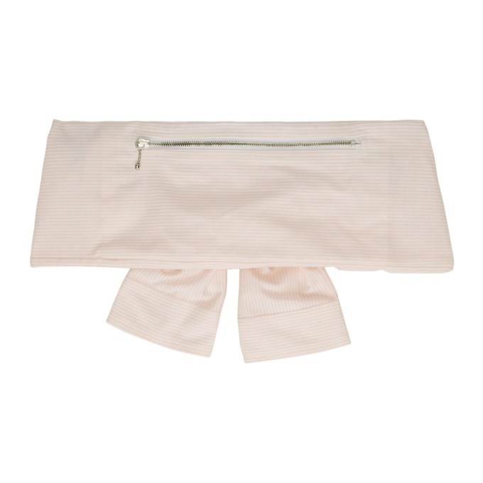 Photo: Dheygere Pink and White Sleeve Belt Bag